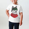 INFANT, TODDLER, or YOUTH Siberian Husky Christmas Tee T-Shirt
