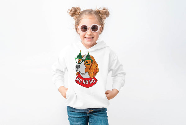 Beagle Christmas Pick a Style Toddler OR Youth Sweatshirt or Hoodie