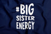 Big Brother Big Sister Energy Birth Announcement Dog Bandana Scarf in Navy