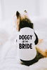 Dog of the Bride Engagement Announcement Dog Raglan Shirt in Black and White