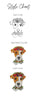 Barkley & Wagz - Style Chart for Jack Russell - Vector, Watercolor, Cartoon