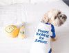 Foster Looking For Furever Dog Raglan T-Shirt in Blue and White