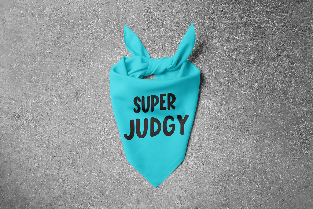 Super Judgy Bandana in Bright Blue
