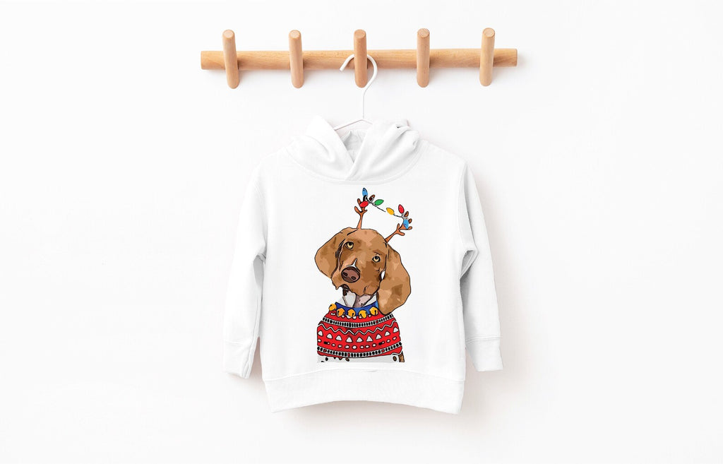 German Shorthaired Pointer GSP Festive Christmas Pick a Style Toddler OR Youth Sweatshirt or Hoodie