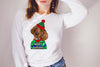 German Shorthaired Pointer GSP Festive Long Sleeve or Short Sleeve Unisex Christmas T-Shirt