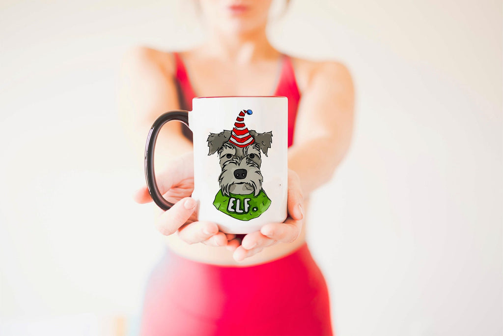 Schnauzer Christmas Dog Holiday Mug