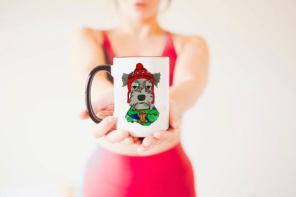 Schnauzer Festive Christmas Dog Holiday Mug