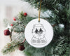 Custom Single or Set of Pomeranian Festive Ceramic Christmas Ornaments