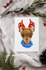 Chihuahua Single Card or Notecard Set Christmas Dog Notecards