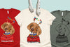German Shorthaired Pointer Pointer Long Sleeve or Short Sleeve Unisex Christmas Australian Shepherd T-Shirt