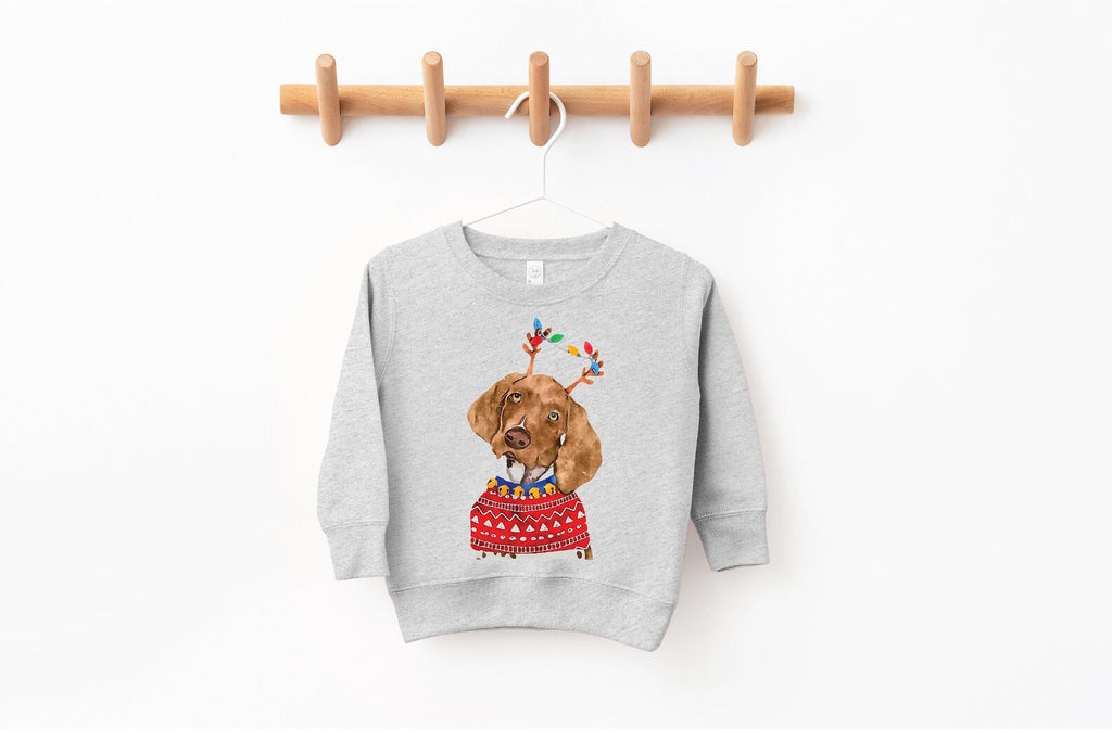 German Shorthaired Pointer GSP Festive Christmas Pick a Style Toddler OR Youth Sweatshirt or Hoodie