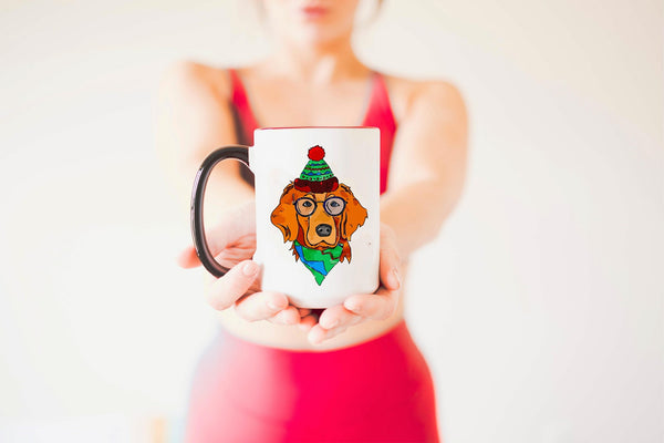 Golden Retriever Christmas Dog Holiday Mug