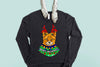 Black, Grey, Taupe, or Orange Cat Christmas Party Holiday Long Sleeve or Short Sleeve Festive Tee