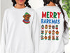 Front/Back Merry Barkmas Pick Your Christmas Dog/Cat Breeds Crewneck Festive Sweatshirt or Hoodie