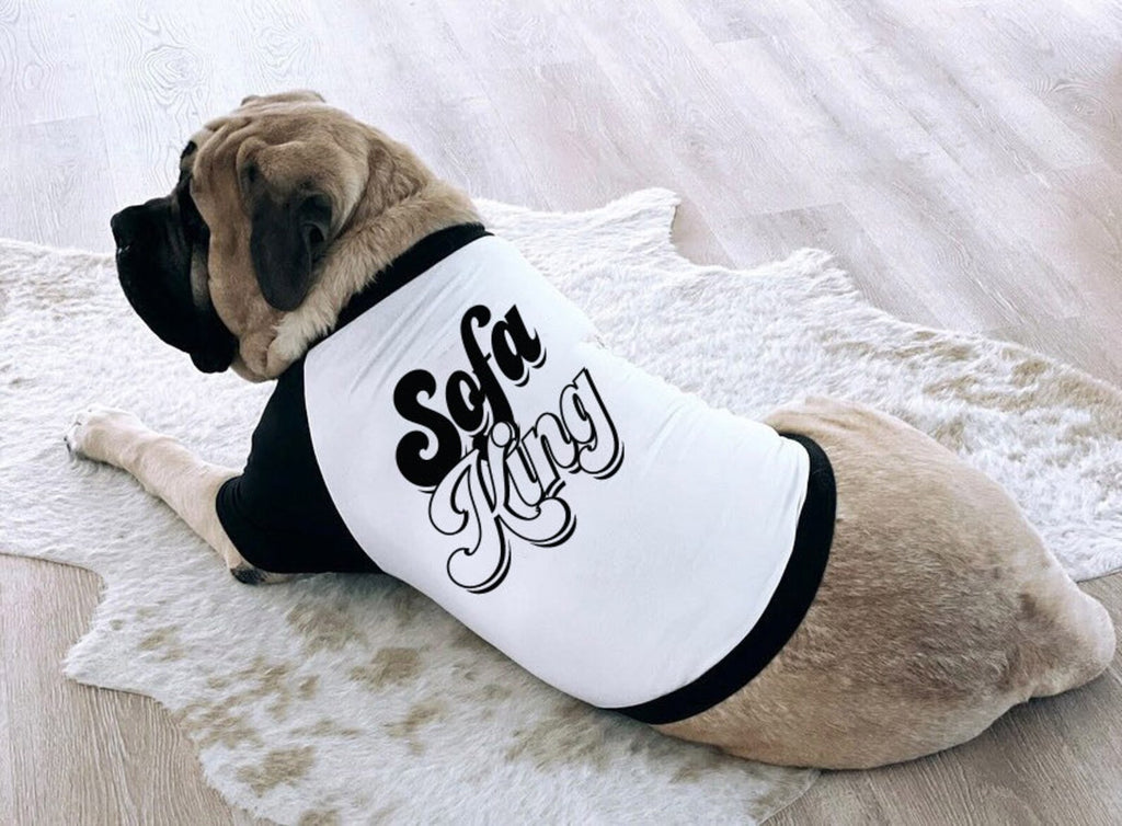 Sofa Queen or Sofa King Dog Raglan T-Shirt | The Kevin Collection